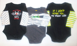 Walmart Infant Boys Bodysuit Various Sizes and Sayings NWT - $4.19