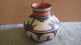 Santo Domingo Pueblo Kewa Pottery Polychrome Olla Pot Paulita Pacheco C1980S - £509.04 GBP