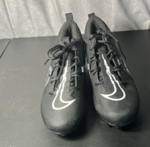 Nike Alpha Menace Varsity 3 Men&#39;s Size 12 Football Cleats Black White CV... - $44.55