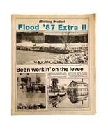 1987 Kennebec Flood Newspaper Morning Sentinel Maine 87 Flood Extra 2 Al... - £31.44 GBP