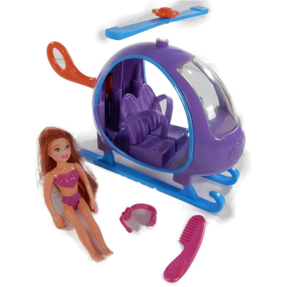 2006 Fashion Polly Pocket So Hip Tropical Trips Hawaii Lea Helicopter Pl... - £4.47 GBP