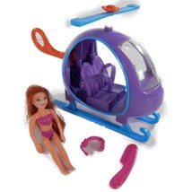 2006 Fashion Polly Pocket So Hip Tropical Trips Hawaii Lea Helicopter Pl... - €5,24 EUR