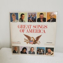 GREAT SONGS OF AMERICA 12&quot; Vinyl 33 LP Goodyear Exclusive CSP 133 - $94.96 MXN