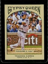 2011 Topps Gypsy Queen Baseball Trading Card #150 Kosuke Fukudome Chicago Cubs - £6.59 GBP