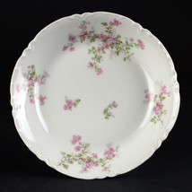 Haviland Limoges Schleiger 29 Pink Floral Coupe Salad Soup Bowl, Antique 7 1/2&quot; - £19.61 GBP