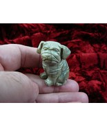 (Y-DOG-SH-550) SHAR PEI gray PUG SHARPEI dog jasper FIGURINE gemstone ca... - €11,91 EUR