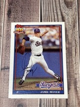 Signed Autographed Jamie Moyer - 1991 Topps #138 - Texas Rangers Baseball Card - $9.99