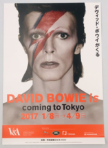 2017 David Bowie Is Coming to Tokyo Japan Exhibit Directory Pamphlet Flyer - $9.49