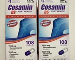 2 Pack - Cosamin DS Joint Health 1500mg Glucosamine, 108 Capsules Ea, Ex... - £36.53 GBP