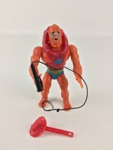 He-Man Masters of the Universe Beast Man Figure w Armor &amp; Whip MOTU Vintage 1982 - £25.28 GBP