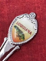 Travel Souvenir State 4.5&quot; Collector Spoon - Louisiana Alligator Croc - £6.16 GBP