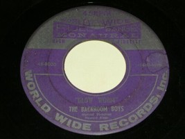 The Backroom Boys Ida Glow Worm 45 Rpm Record Vinyl Vintage World Wide Label - £9.56 GBP