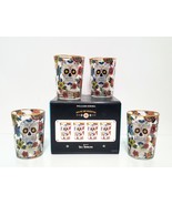 NEW RARE Williams Sonoma Set of 4 Day of the Dead Tall Tumblers 17 OZ - £106.66 GBP