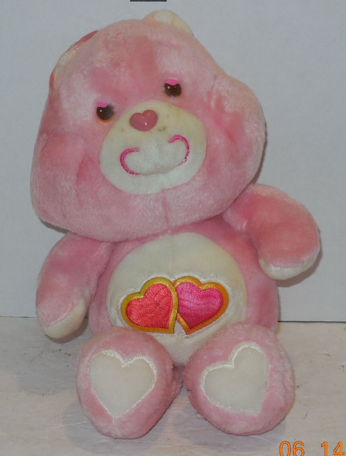 Primary image for 1984 Kenner 13" Care Bears Love A Lot Plush Toy