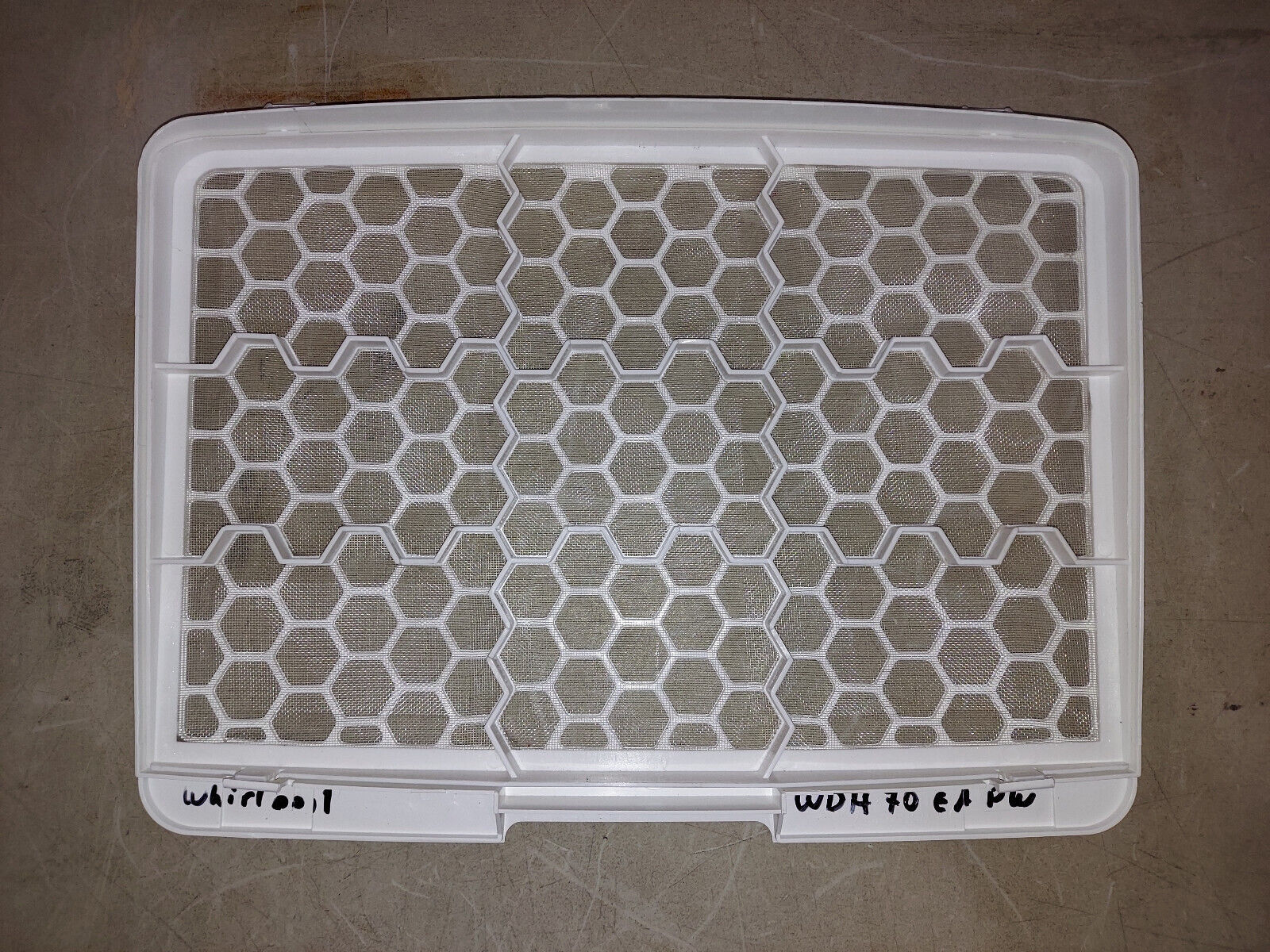 Primary image for 23BB72 WHIRLPOOL WDH70EAPW DEHUMIDIFIER FILTER, VERY GOOD CONDITION