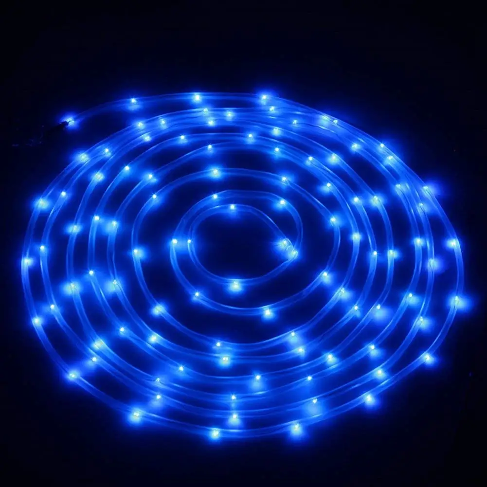 Solar String Fairy Lights Rope  Festoon LED Light Outdoor Waterproof Gars 12 M 7 - £94.78 GBP