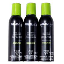 3 Pack Gillette Labs Skincare Quick Rinse Shave Foam Vitamin B3 Sea Kelp... - €32,53 EUR