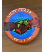 Exclusive LOOT CRATE May 2015 UNITE Pinback Button - $144.64 MXN