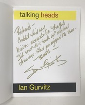 Ian Gurvitz Signed Autographed &quot;Talking Heads&quot; Book - COA/Card - £23.50 GBP