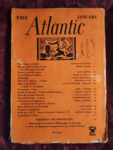 ATLANTIC January 1935 Leopold Stokowski Hans Zinsser Gertrude Scott Alan Devoe - £8.63 GBP