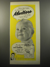 1950 Marlboro Cigarettes Ad - You&#39;re darn tootin my dad smokes Marlboro - £14.76 GBP