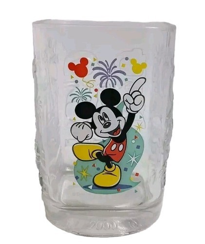 Walt Disney World 2000 Celebration Glass Vtg. Magic Kingdom McDonalds - $7.95