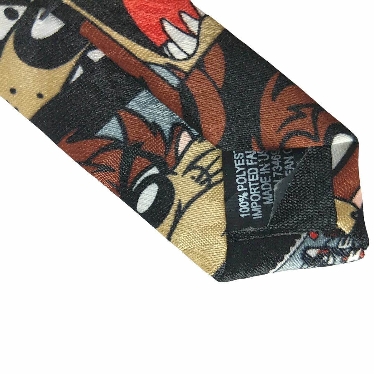 Looney Tunes Stamp Collection Taz Tasmanian Devil Bug Bunny Novelty Necktie Item image 8