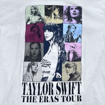 Taylor Swift The Eras Tour T-Shirt Official Merchandise Adult White Dates - $42.08