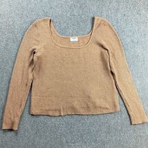 Old Navy Sweater Women&#39;s Plus 3X Brown Pullover Casual Cotton Blend Adults - $25.11 CAD