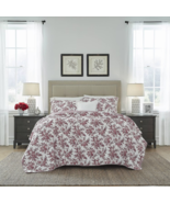 Laura Ashley Annalise Floral Reversible Quilt Set, King - $225.00