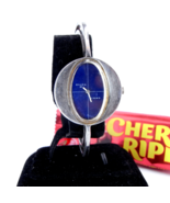 1950s Anker GERMAN STERLING 925 WATCH BANGLE gERMANY modernist mid century - $385.45