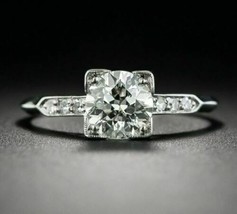 Engagement Ring 2.25Ct Round Cut Simulated Diamond Solid 14K White Gold ... - $249.12