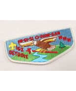Vtg Mi-Gi-Si O-Paw-Gan 162 OA Order Arrow WWW Boy Scouts of America Flap Patch - $156.29 MXN