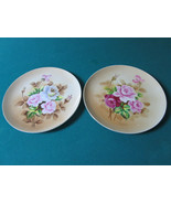 GERMAN CURIO CABINET PLATES ROSES SIGNED SHINKAIZ 10 1/4&quot;  * - $63.35