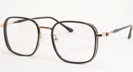 So MTR-91B Shiny Black /Rose Gold Unique Rare Eyeglasses Glasses Frame 50-17-142 - $39.60