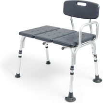 Shower Chair for Seniors Is Adjustable, Gray - £114.93 GBP