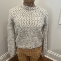 Yes Lola Gray &amp; White Sweater Size XS - £10.63 GBP