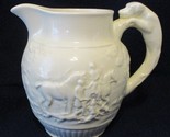 Wedgwood of Etruria &amp; Barlaston Gloss White Fox Hunting with Dog Handle ... - $99.00