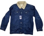 T.K. Axel Second To None Blue Jean Jacket Denim Fleece Size 2XL Blue NWT - £23.21 GBP