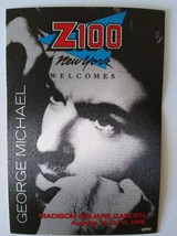 George Michael Backstage Pass New York Madison Square Garden Original 1988 Pop - £12.96 GBP