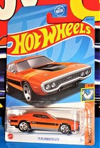 Hot Wheels 2023 Muscle Mania Series #166 &#39;71 Plymouth GTX Orange w/ RSWs - £1.94 GBP