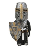 Chibi Medieval Knight Of The Cross Templar Crusader Swordsman On Guard F... - £18.35 GBP