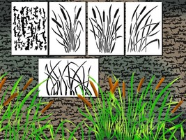 Jon Boat Camouflage stencils Cattails Bottomland DIY Camo Painting Stencils - $21.99