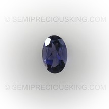 Natural Iolite Oval Facet Cut 6X4mm Ultramarine Blue Color VVS Clarity Loose Gem - £7.74 GBP