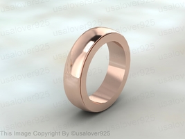 Beautiful Solid Sterling Silver Simple Band Ring Jewelry For Men And Women - £41.11 GBP