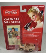 Johnny Lightning Military Willys Jeep #12 Coca-Cola Calendar Girl 1:64 D... - $22.43 CAD