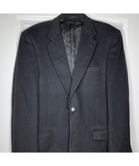 Palm Beach Sport Coat Size 42L 100% Camel Hair Mens Blazer Jacket Black ... - $32.91