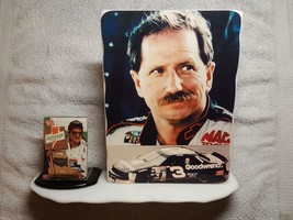 Dale Earnhardt Sr Photo Plaque w/ Card - Hand Made - One of a Kind - Nascar - $20.00
