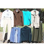 Assorted Lot 8 Womens Multicolor Vest Jacket Shirt T-Shirt Pant &amp; Skirt ... - £24.56 GBP