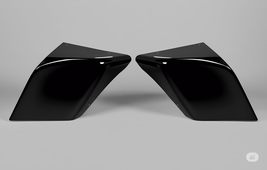Black Cherry Stretched Extended Side Covers compatible with Harley Stree... - $121.52